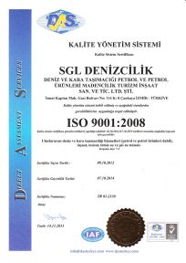 ISO 9001:2008 Kalite Yönetim Sistemi
